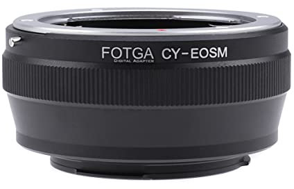 Fotga Objektiv-Adapter-Ring Lens Adapter Ring für Contax Yashica C/Y CY Objektiv zu Canon EOS Mirrorless EOSM Kameras ( EF-M ) EOSM3 EOSM5 EOSM6 EOSM10 EOSM100 CY-EOSM