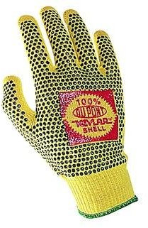 Damen Kevlar Arbeitshandschuhe mit Noppen, Gr. 7