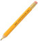 OHTO Porte-mine en bois pointu avec gomme 2.0, 2,0 mm, corps jaune (APS-680E-Jaune)