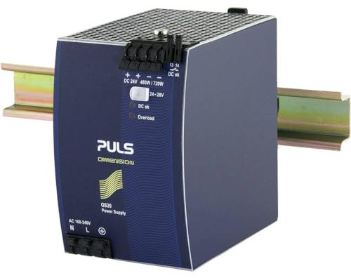 PULS QS20.241-C1 - Fuente de alimentación para Carril DIN (24 V CC, 20 A, 480 W)
