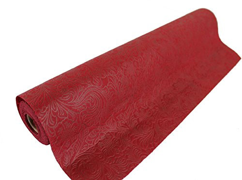 GMMH Tischläufer 50 cm Breit Hochzeit Taufe Konfirmation Kommunion Tischband 5 m (1,8€/m) (Bordo)