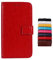 SHIEID Coque pour Nokia 3.1 Plus Coque Porte-Monnaie Protecteur Clapet Portefeuille Cuir PU Luxe avec Fentes et Support de étui pour Nokia 3.1 Plus(Rouge)