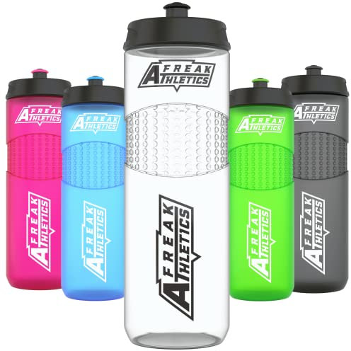 Freak Athletics Water Bottle - Premium BPA Free Sports Bottle 750ml (Clear Transparent)