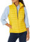 Amazon Essentials Piumino Smanicato Ripiegabile Impermeabile Leggero Donna, Giallo, XS