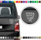 Auto-Dress Normal People Scare Me, Heck-Auto-Aufkleber 15x15cm (110 Black Gloss)