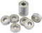 Akozon 10 Stück 696ZZ Kugellager 6 x 15 x 5 mm aus Edelstahl