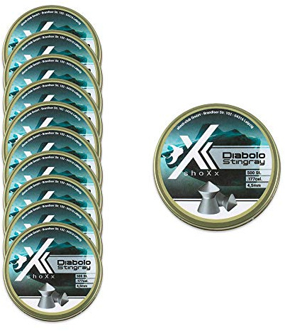 ShoXx Stingray Diabolos Spitzkopf 4,5mm 10 Packungen + 1 GRATIS