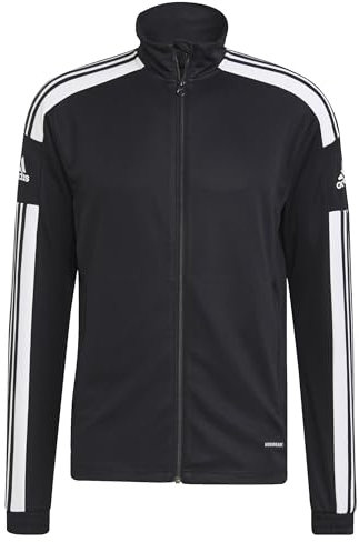 adidas Men's Squadra 21 Training Jacket, Black/White, XL Tall 3 inch