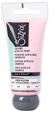 Sizzix 664539 Peinture acrylique Mat Crème Effectz Fleur de Cerisier 60 ml
