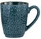 CreaTable Retro Kaffeebecher, Steinzeug, 300 ml, petrol