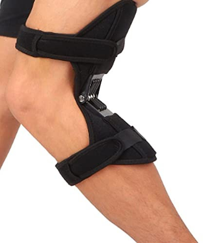 Brrnoo Genouillères Attelle De Genou De Randonnée avec stabilisateurs latéraux et coussinets pour soutien de l'arthrose du genou, escalade, squat, randonnée