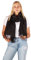 DOLCE ABBRACCIO by RiemTEX Damen Winter Schal kuschelig und warm Winterschal mit Fransen Schals Damenschal in Unifarben (Schwarz)