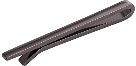 Aotiwe Pince À Cravate Original, Bijoux Parure Homme Reto Conception Simple Gris Acier Inoxydable pour Business Commercial