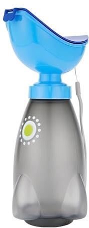 GREATLINK Portable Emergency Unisex Urinal Potty Toilet Pee Training Cup, Pee Bottle with a Lid and Funnel for Kids Potty Pee Training for Outdoor Car Travel Road Trip Camping Park Beach(1 Pcs Blue)