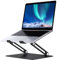 SOUNDANCE Support d'ordinateur Portable pour Bureau avec Base Lourde Stable, Hauteur réglable Multi-Angle, Support Ergonomique en métal, Support Pliable pour Ordinateur PC de 10 à 15,6 Pouces (Noir)