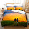 LANJIL Liebhaber-Stil Sleepwise Bettwäsche Warm Gemütlich Polyester Baumwolle Bettwäsche Sets 3 Teilig Mit Reißverschluss Bettwasche 155 cm × 220 cm Mit Zwei Kissenbezügen (80X80 cm)
