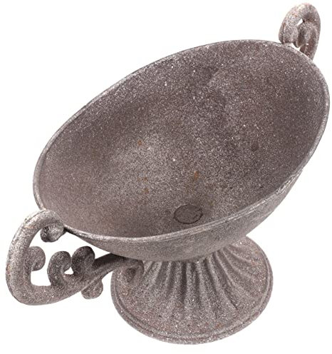 Outdoor Planters Classic Urn Planter Vintage Roman Style Pot Antique Vase Indoor Metal Outdoor Decorative Urn for Wedding Party Decor Pots Indoor