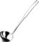 Hvanam Louche à soupe de cuisine en acier inoxydable 304 avec bec verseur - Louches à sauce pour servir, cuisine, mise en conserve - 30 cm