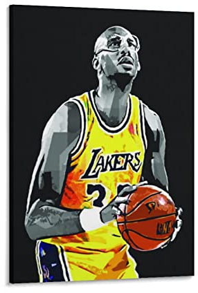 Kareem Abdul-Jabbar Poster Dekorative Malerei Leinwand Wandposter und Kunstbild Druck Moderne Familienschlafzimmer Dekor Poster 60 x 90 cm Kareem Abdul-Jabbar Poster Kareem Abdul-Jabbar Leinwand A
