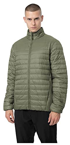 4F DOWN JACKET M084 Farbe Olive Größe M für Herren, Olive