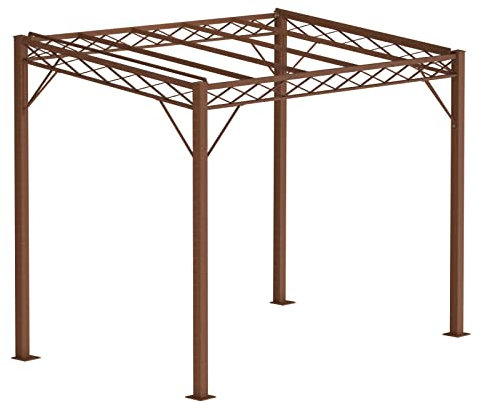 ELEO Pergola Ischia, rostoptik, 2x3m