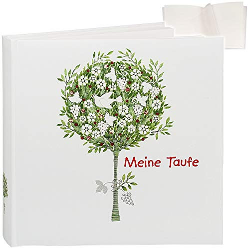 Fotoalbum/Taufalbum - Meine Taufe - Gebunden zum Einkleben - blanko - für bis zu 180 Bilder - Fotobuch/Photoalbum/Babyalbum/Album - für Mädchen & ..