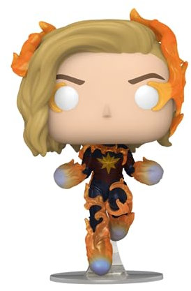 Pop! Marvel Collector Corps Exclusive The Marvels Captain Marvel #1265 w/Free Acrylic CASE