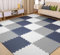 Antrect Foam Play Mat Soft Foam Mats For Kids 18PCS 30x30x1,2cm Waterproof Baby Play Mat Multi Colour Puzzle Play Mats Interlocking Foam Floor Tiles Non-slip Play Mats For Floor Thick Exercise Mats