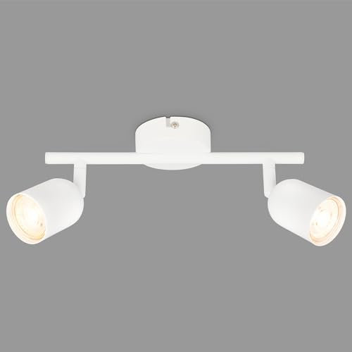 BRILONER – Deckenlampe, Deckenleuchte, Lampe, Schwenkbar, Wohnzimmerlampe, Schlafzimmerlampe, Küchenlampe, Weiß