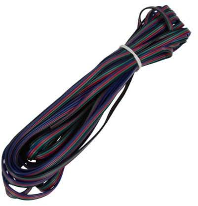 Veemoon 10m Poliges Led-Streifen-verlängerungskabel Für RGB-Beleuchtung Flexibles Kabel Zum Verbinden Oder Erweitern Von Streifen