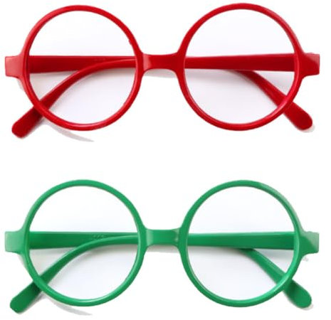 2 Teile/Satz Neuheit Runde Brille Rahmen Kind Brille Farbe Nach Dem Zufall Geburtstag Geschenke Lustige Glas Spielzeug für Kinder Kinder