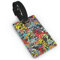 Gepäckanhänger mit Handschlaufe, langlebig, bunt, Totenkopf, Reisekoffer, Tasche, Etikett