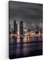 MuchoWow© Leinwand Bilder 40x60 cm Wanddeko Wohnzimmer Aesthetic Room Decor Deko Zimmer Wandbilder Modern Bild auf Leinwand Skyline - Abend - Architektur - Stadt