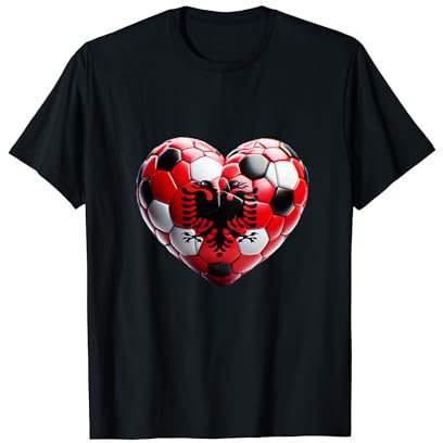 Albanien 2024 Trikot Portugiesische Flagge Albanien Spanier T-Shirt