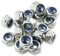 Tuerca M5, tuercas de acero inoxidable de 5 mm (20 piezas), Mehurr Tuercas hexagonales de acero inoxidable A2 304 (DIN 985), tuerca de bloqueo de nailon, tuerca autobloqueante para tornillos y