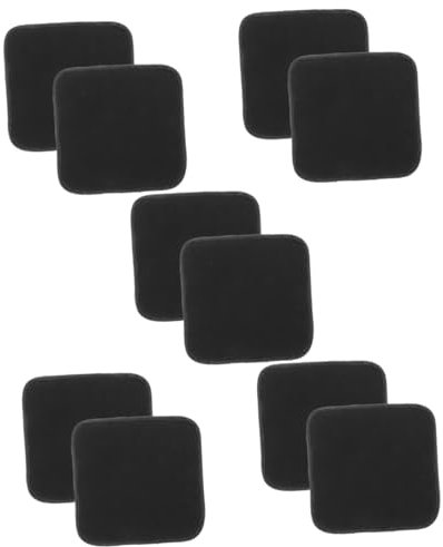 KOMBIUDA 5sets Bowling Ball Cleaning Towel Microfiber Pad Bowling Ball Polishing Cloth Compact Portable for Indoor Bowls 2pcs*5