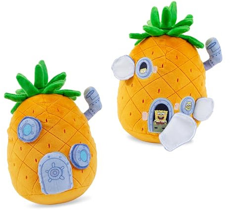 Nickelodeon Spongebob Schwammkopf Ananas Haus 25,4 cm Sammler Plüschtier, großes weiches Stofftier