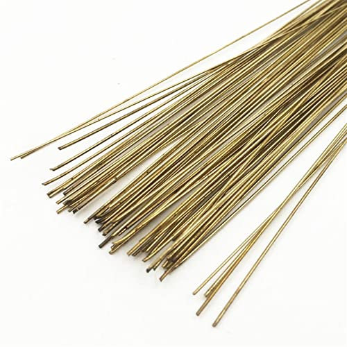 Baguettes de soudage, 20 pièces baguettes de soudage 500 mm de longueur 0,5 mm de diamètre baguettes de soudage en argent for argent, or, laiton, or K, outils de soudage de bijoux en platine Welding R