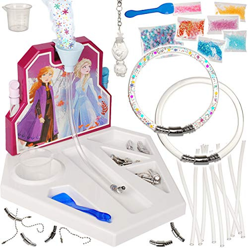 alles-meine.de GmbH Bastelset - für 12 Stück - Armbänder - Wasserarmband - Frozen - die Eiskönigin 2 - Schmuck - Kinderschmuck - mit Glitzer + Glimmer Wasser gefüllt - Mädchen - ..