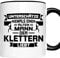 Klettern Tasse | unterschätze niemals einen alten Mann der Klettern liebt | KLetter Geschenk Berge Bergsteigen Klettern Kaffeebecher