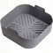 Vazcan® Stampo in silicone per friggitrice ad aria rotonda – Accessorio riutilizzabile per Air Fryer compatibile con Cecotec, Cosori, Philips – 20 cm – Adatto a microonde, forno e lavastoviglie