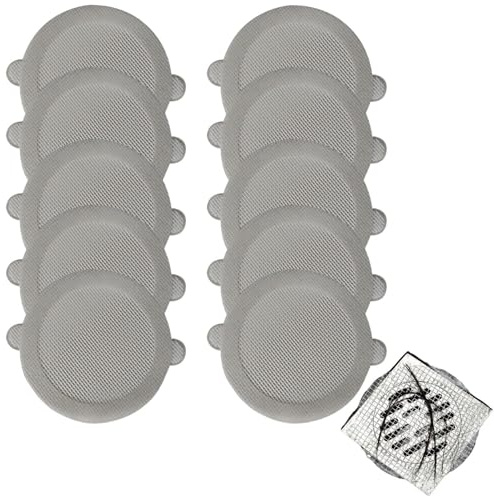 Qfdiwr Floor Drain Sticker | 10 Pieces Sewer Manifold Sticky | 9.9cm Sewer Hair Lock Sticker - For Hotel Kitchen Bathtub Restaurant Basement And Motorhome