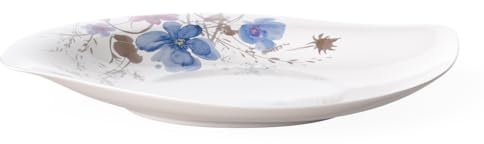 Villeroy & Boch Mariefleur Gris Serve & Salad Bowl, Premium Porcelain, White/Multicoloured