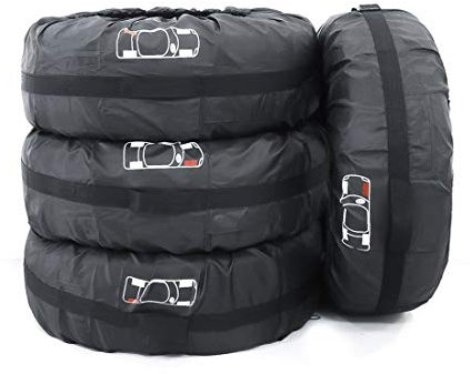 4 Pezzi ELR Pneumatici per Pneumatici Custodia di Protezione Gomme dell'Auto le Gomme Estive e le Durabilita Invernali Borsa per Ruota di Scorta e Copertoni 66cm
