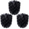 Schramm® 3-Pack WC Cabeza de escobilla de Recambio Negro escobillas de Recambio Cabeza de escobilla Negro Individualmente recambiable escobillas de Recambio escobillas de Inodoro