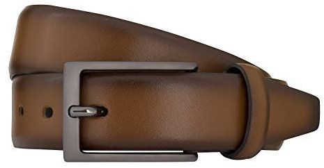 LLOYD Men's Belts Gürtel Herrengürtel Ledergürtel Cognac 7809, Farbe:Braun, Länge:95
