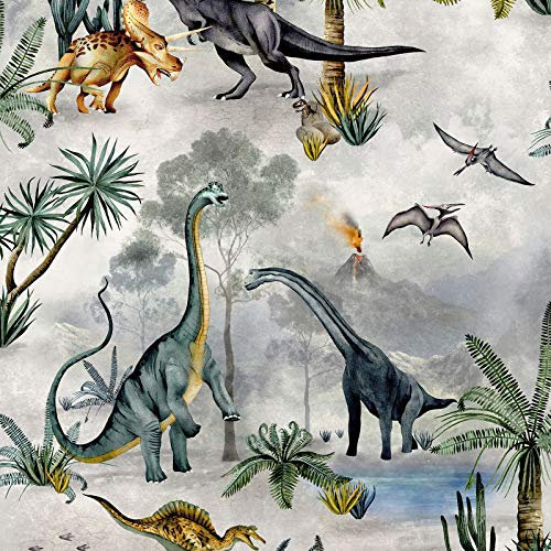 Dino Royaume Papier Peint Multi couleur Belgravia 7700 chambre des enfants