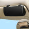 ontto Brillenhalter für Auto Sonnenblende Universal PU Leder Auto Sonnenbrille Brillenetui Brillenbox Aufbewahrungsbox Organizer mit Magnetischem Funktion Interieur Zubehör für Auto SUV RV LKW-Schwarz