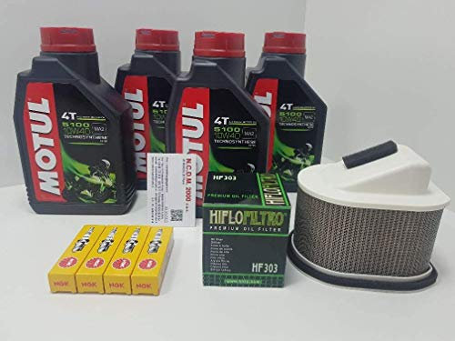 KIT TAGLIANDO KAWASAKI Z750 Z 750 Z750S Z 750 S 2004 2005 2006 OLIO FILTRO OLIO ARIA CANDELE