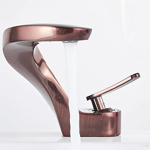 YHSGY Chrom-Badewannen-Waschtisch-Wasserhahn Für Wasserbecken-Mischbatterie Für Heißes Und Kaltes Wasser In Bogenform